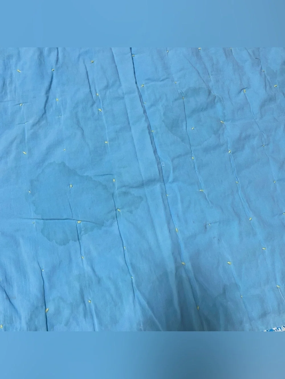 Vintage Ohio Star Patchwork Baby Crib Tie Quilt 32” x 44”